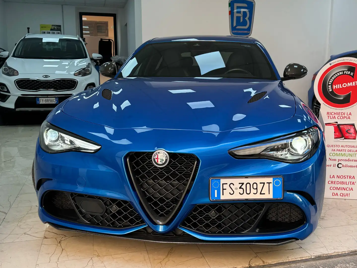 Alfa Romeo Giulia Giulia 2.9 t V6 Quadrifoglio 510cv auto my19 Blau - 2