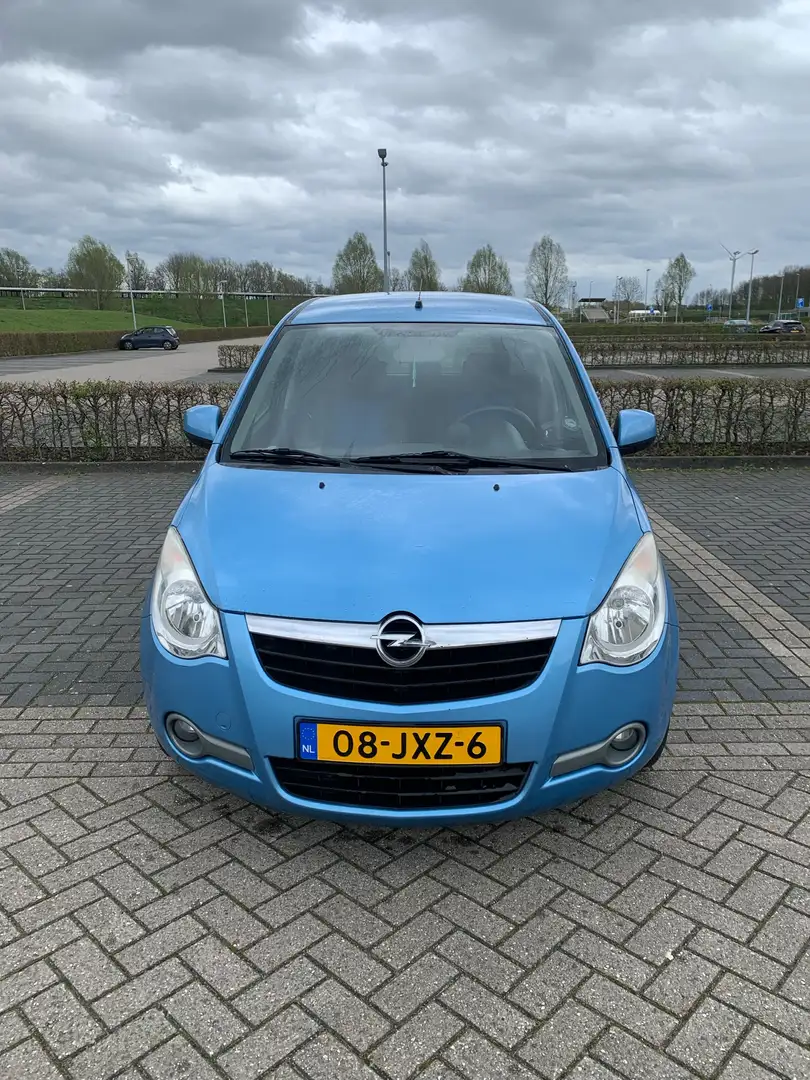Opel Agila 1.0 Edition Blauw - 1