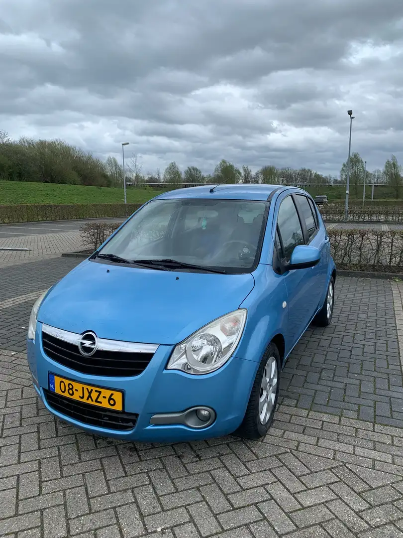 Opel Agila 1.0 Edition Blauw - 2