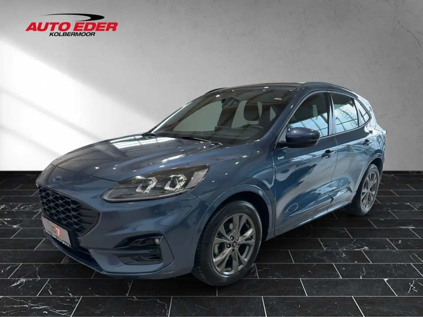 Ford Kuga ST-Line leichter Hagelschaden Sportpaket Navi Blu/Azzurro - 2