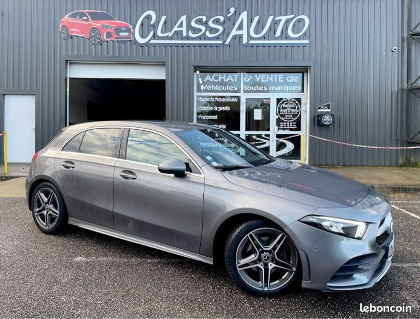 Mercedes-Benz A 200 MERCEDES 200 D AMG Line 8G-DCT TBE Gris - 1