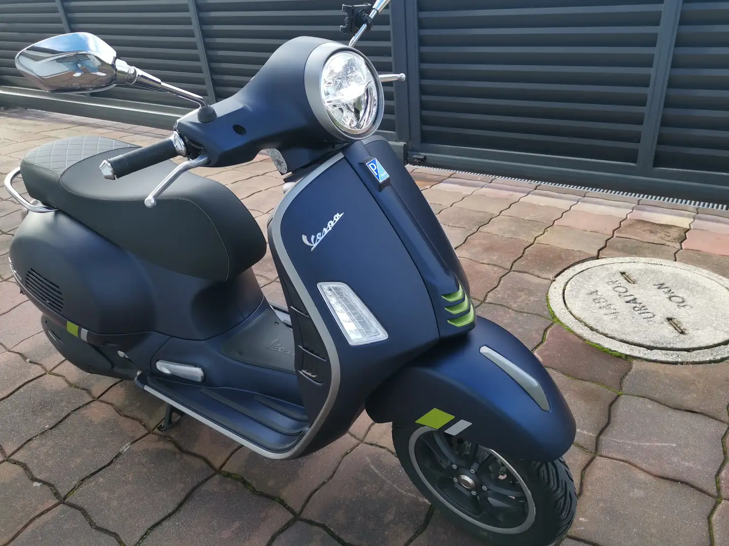 Vespa GTS Super Tech 300 Digtaler Tacho Bleu - 2