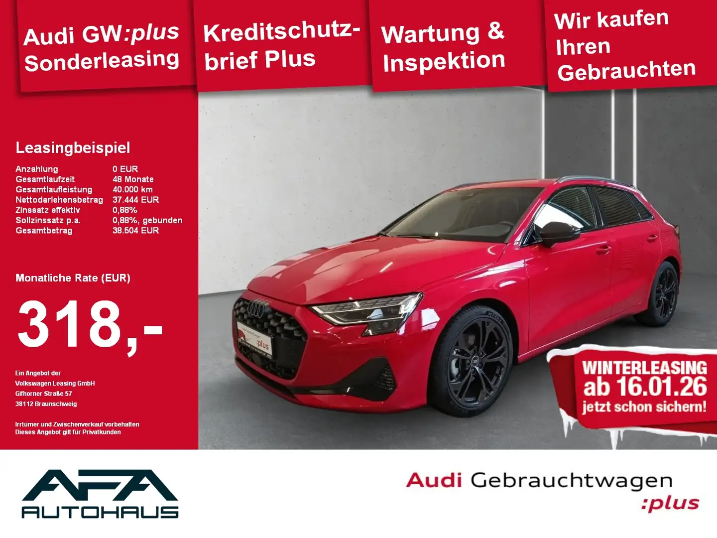 Audi A3 Sportback 35 TFSI S tr. S-Line*Carbon*AHK*Opt Rot - 1