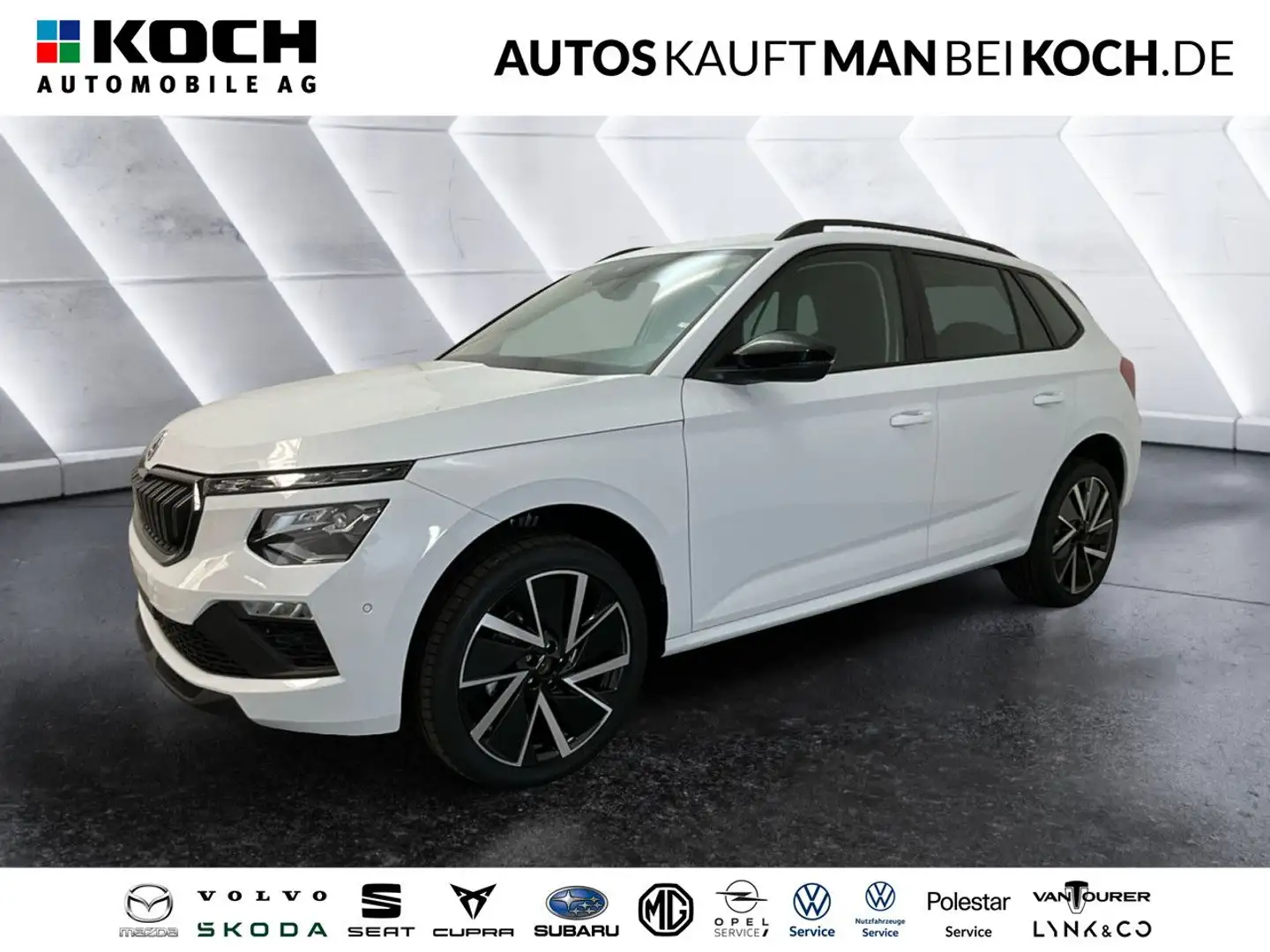 Skoda Kamiq 1.5 TSI DSG Selection AHK ACC NAVI MATRIX Blanc - 1