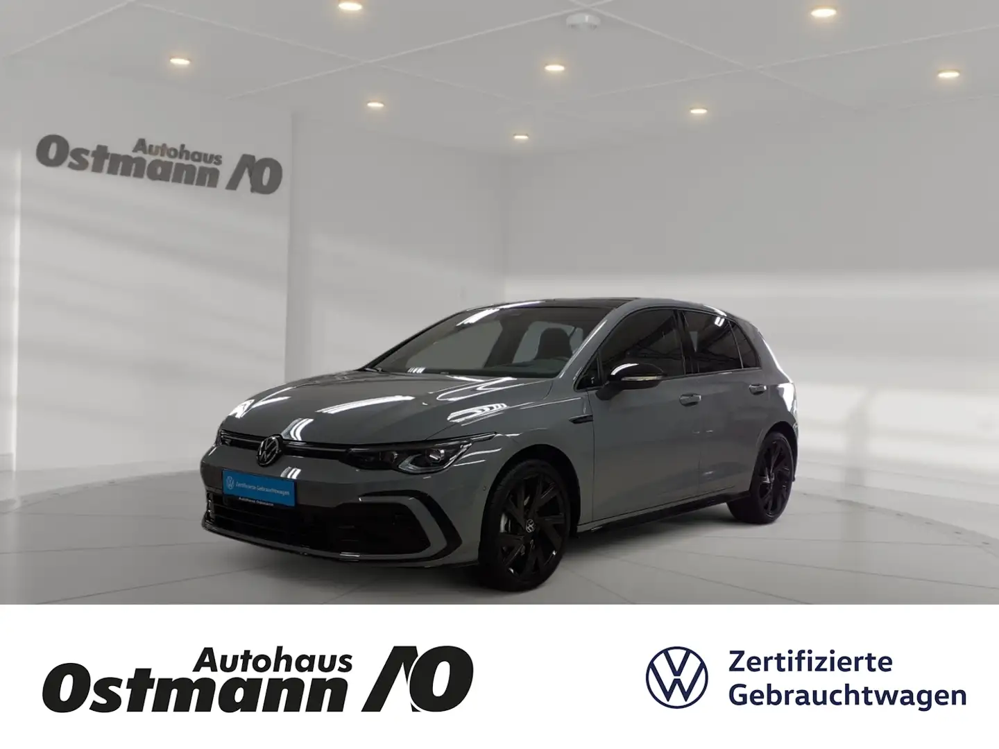 Volkswagen Golf VIII 2.0TSI Matrix*ACC*Navi*Standh*R-Line Grijs - 1