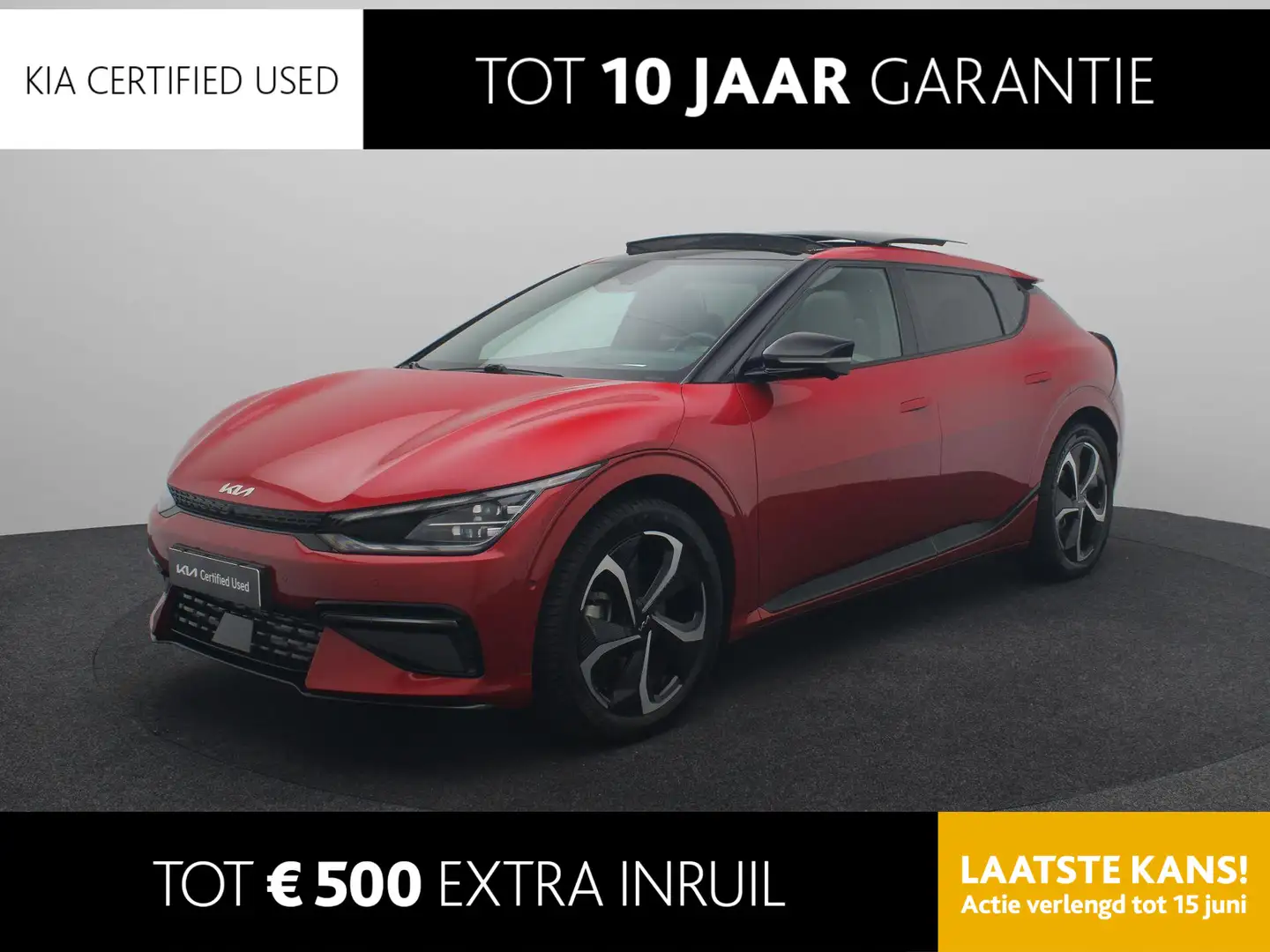 Kia EV6 GT-Line AWD 77.4 kWh | SOH 100% | Eerste eigenaar Rot - 1