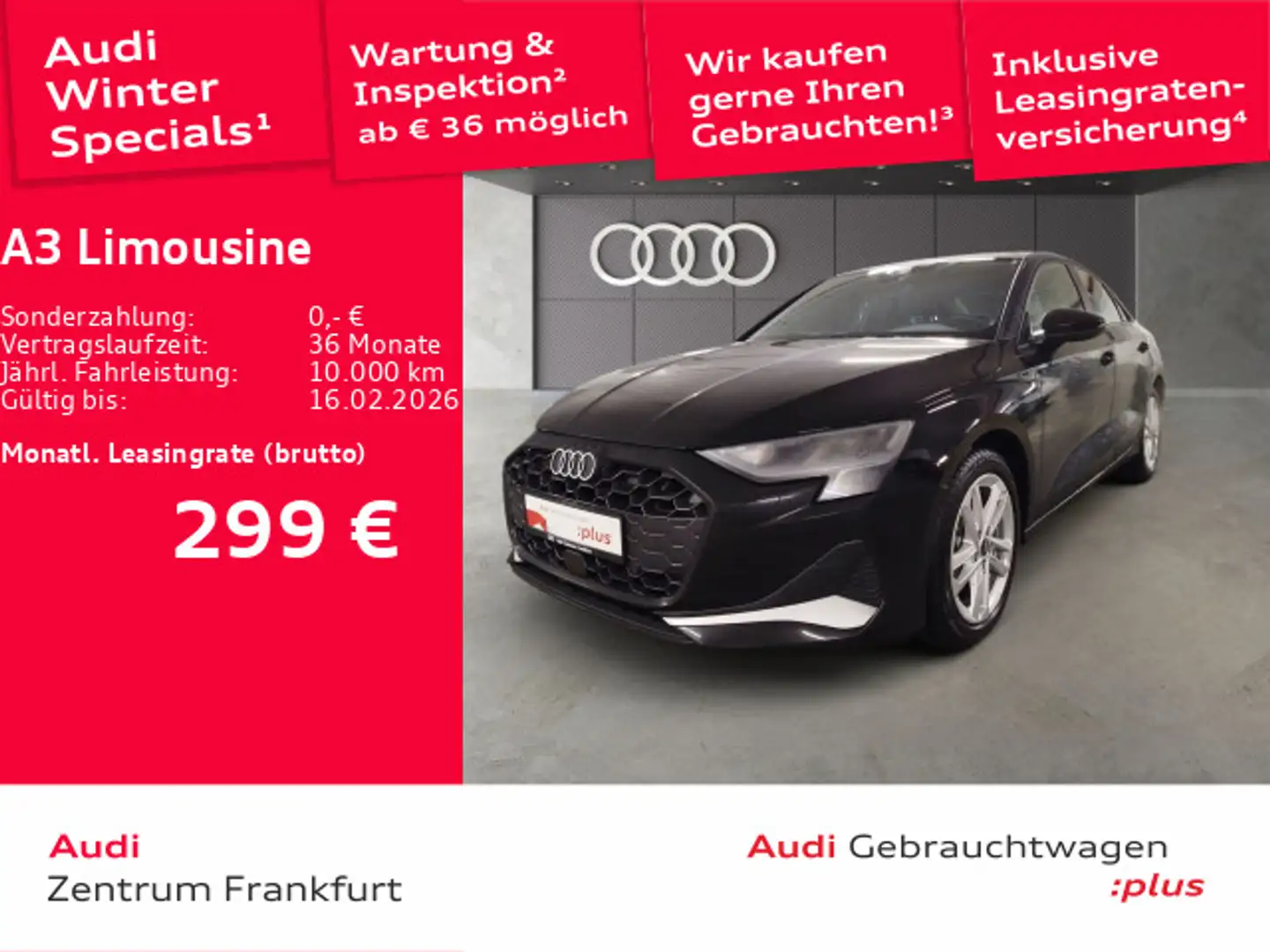 Audi A3 35 TFSI advanced  S tronic Navi VC Schwarz - 1