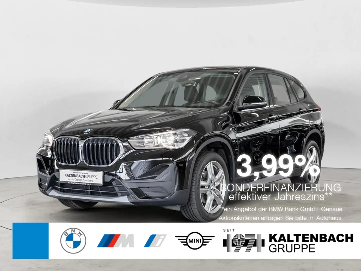 BMW X1 sDrive 18i Advantage FACEL. AHK NAVI SHZ Noir - 1