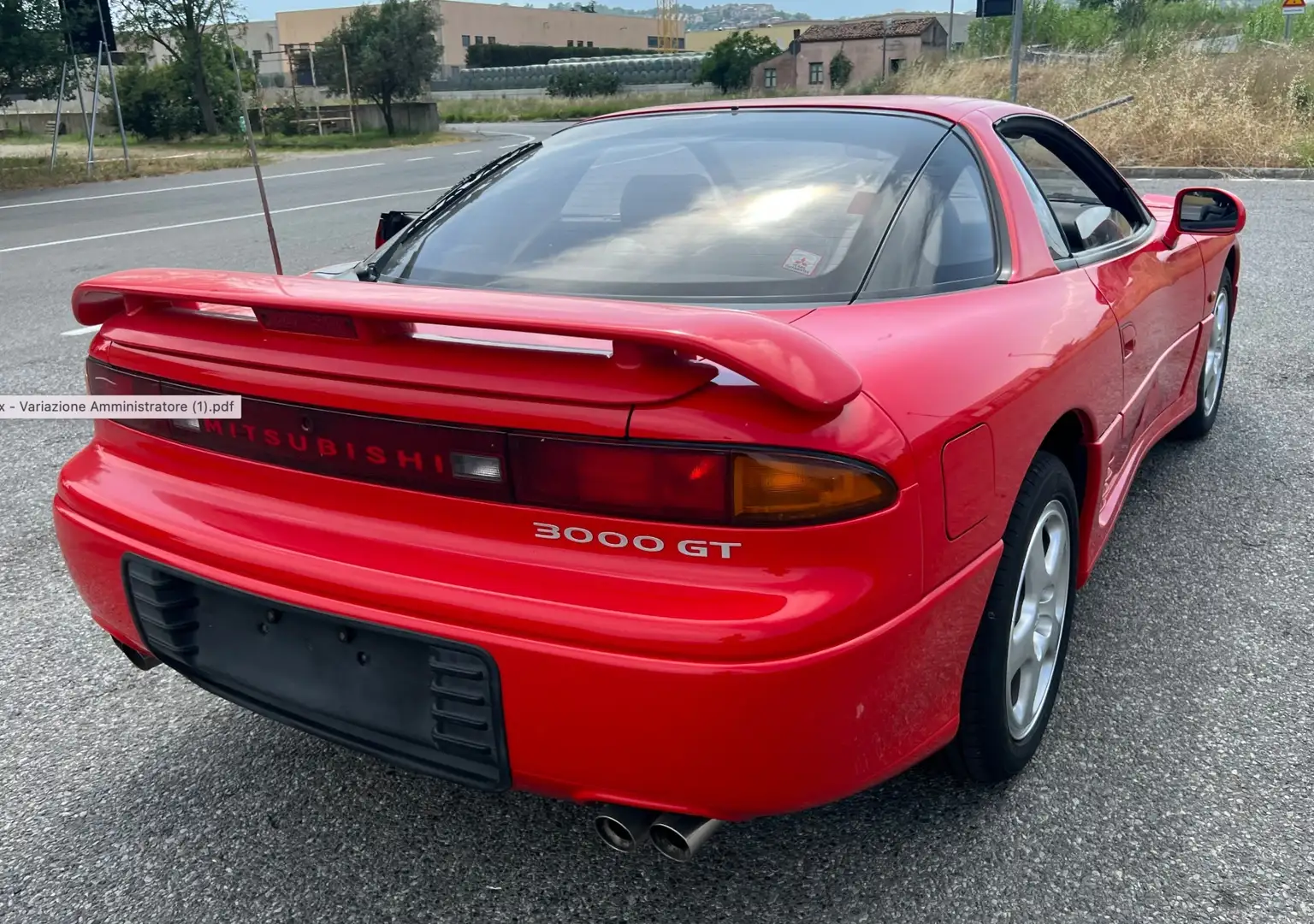 Mitsubishi 3000 GT 3000 GT twin-turbo 4WD Rouge - 1