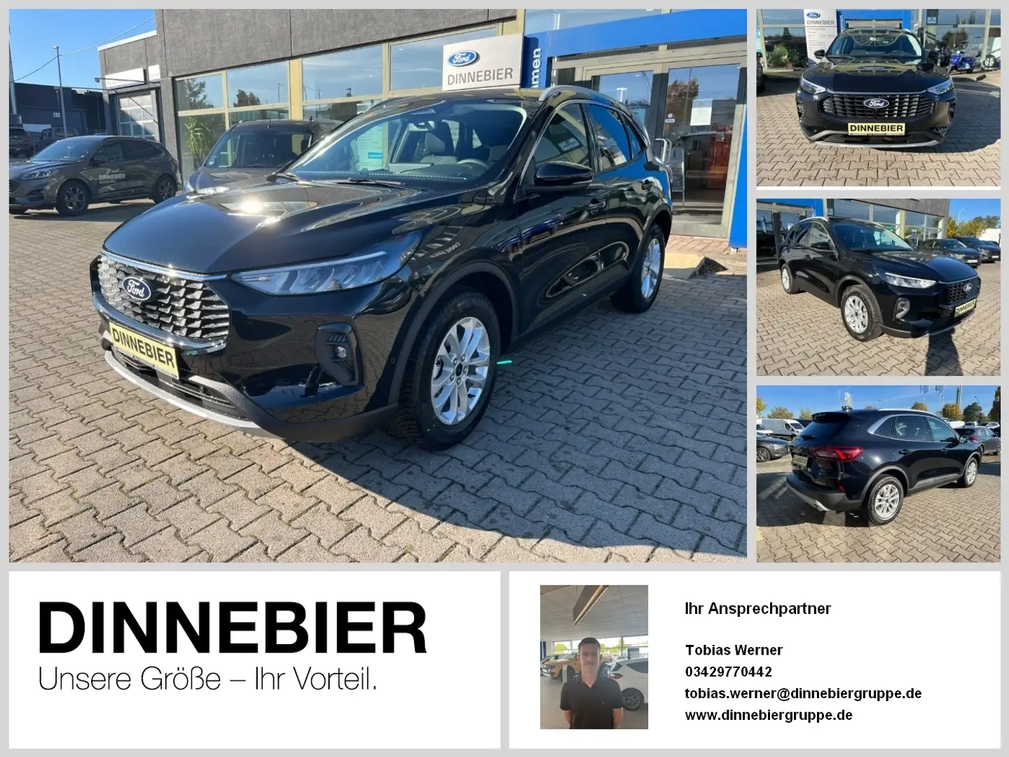 Ford Kuga Titanium LED+Navi+Kamera+Winterpaket Noir - 1