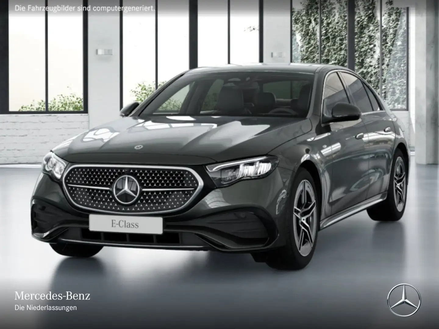 Mercedes-Benz E 300 de Hybrid AMG 360° Distr. LED Spurhalt-Ass Grau - 2