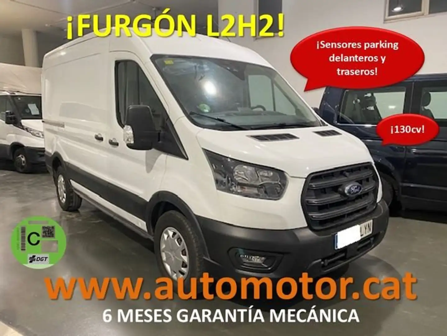 Ford Transit 350 96kW L2H2 Van Trend FWD MHEV Blanc - 1