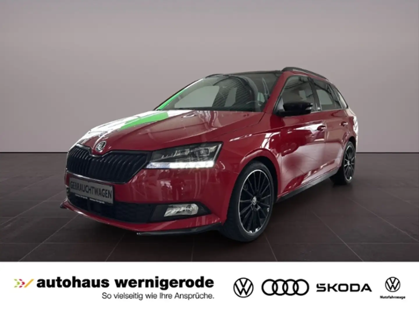 Skoda Fabia Combi 1.0TSI Monte Carlo LED/Pano/Navi/PDC Rouge - 1