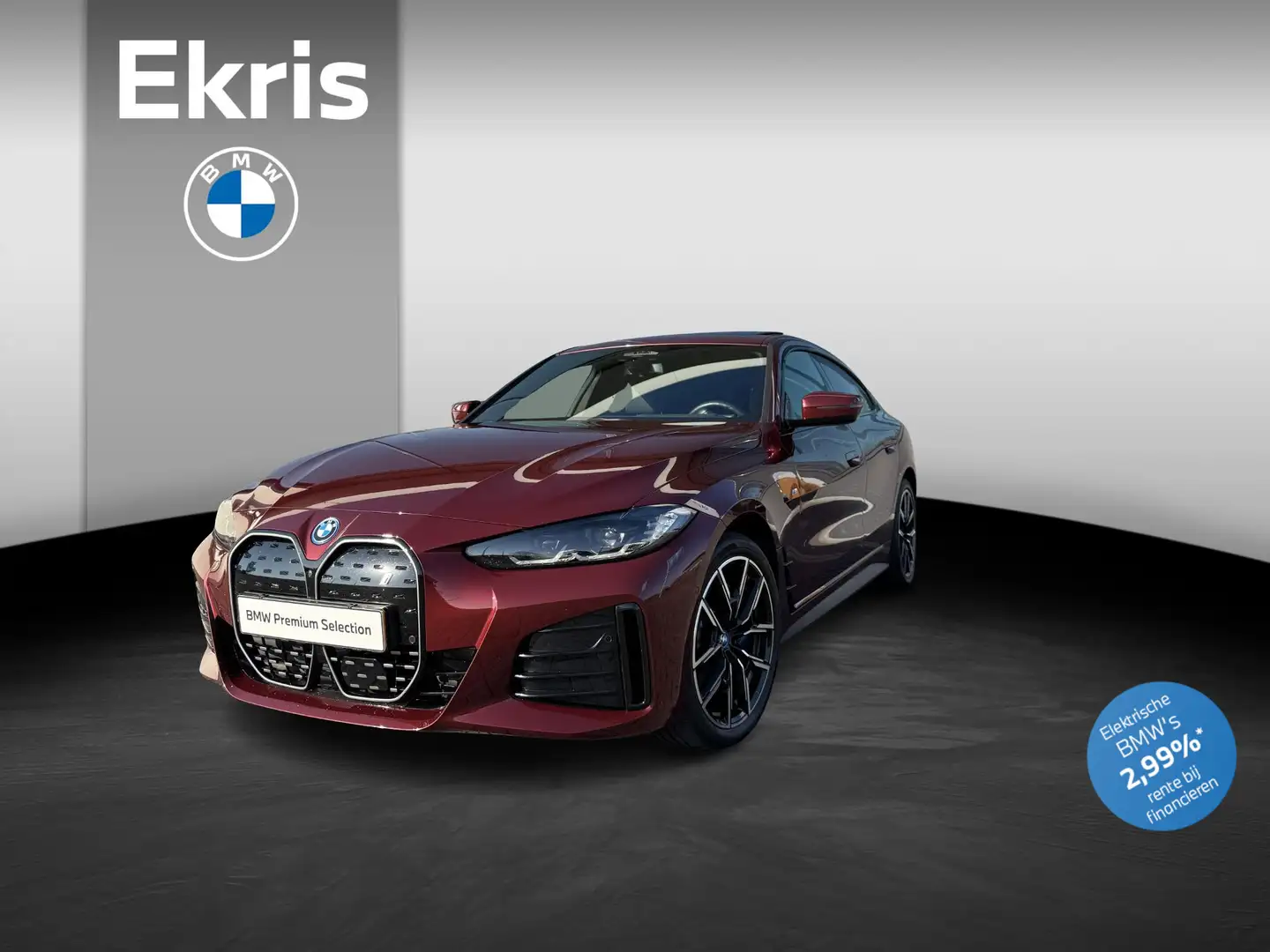 BMW i4 Gran Coupe eDrive35 | M-Sportpakket | Head Up | Sc Rood - 1
