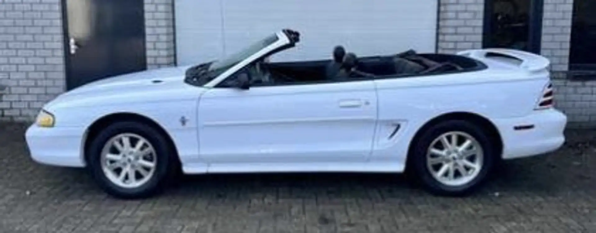 Ford Mustang cabrio 3.8 V6 blanco keuring met roos formulier - 1