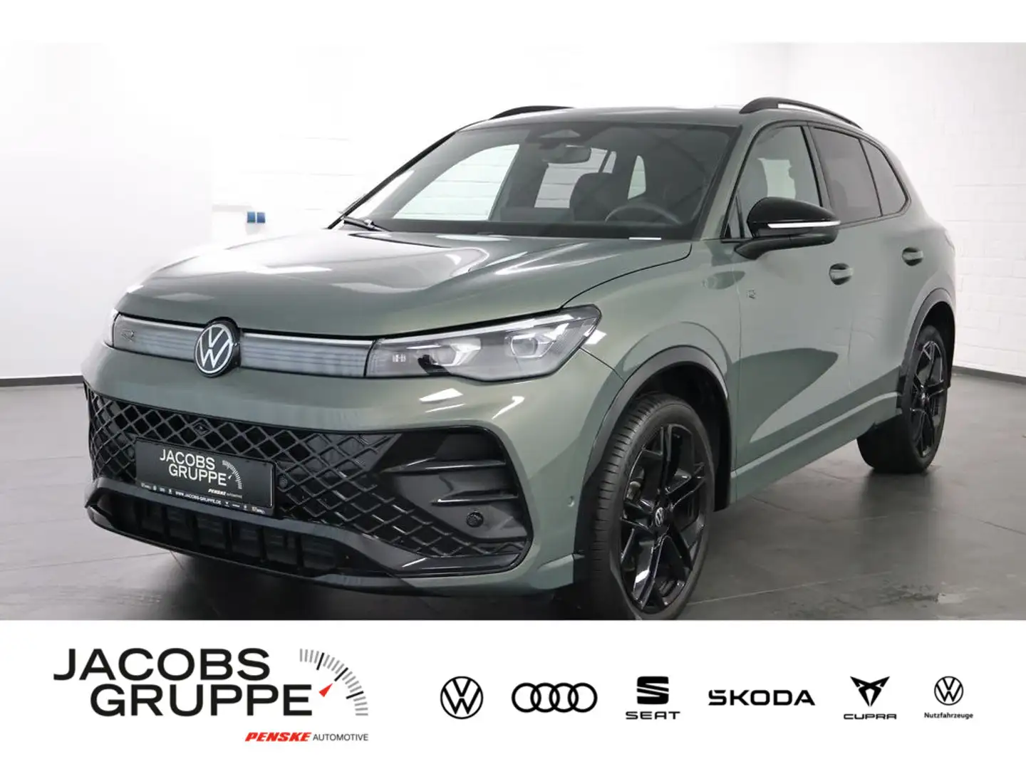 Volkswagen Tiguan 2.0 TDI 4M R-Line "Black Style" DSG,Na Grün - 1