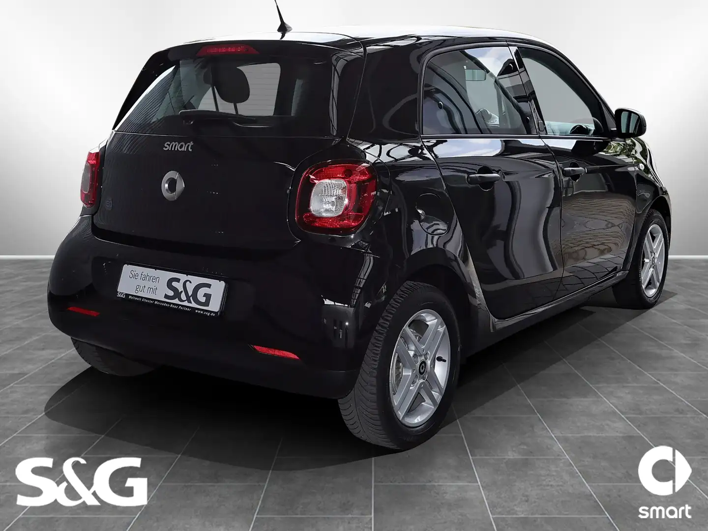 smart forFour EQ ALU 15"+TEMPOMAT+SITZHEIZUNG+22 KW Negro - 2