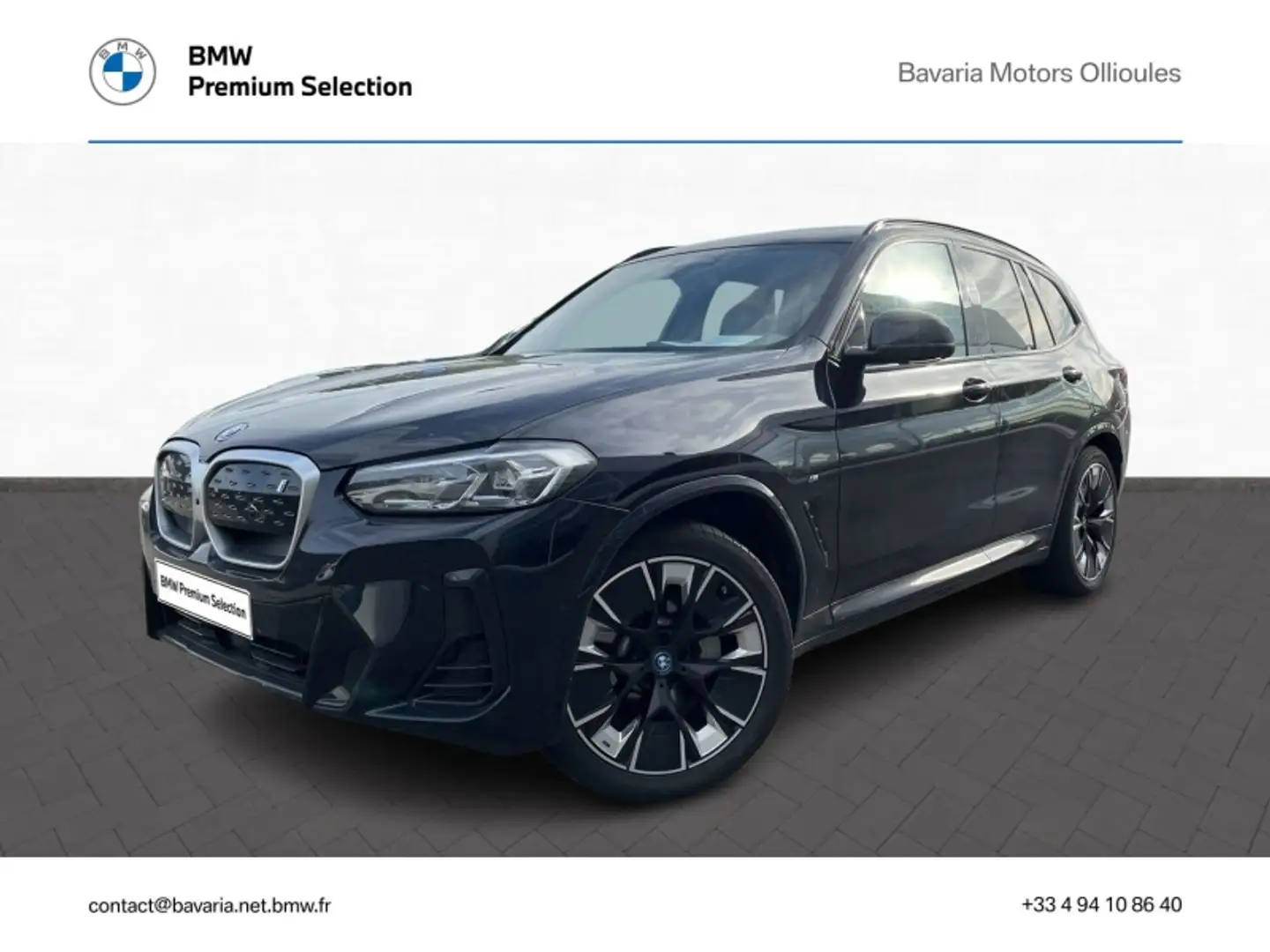 BMW iX3 M sport 286ch Impressive Noir - 1