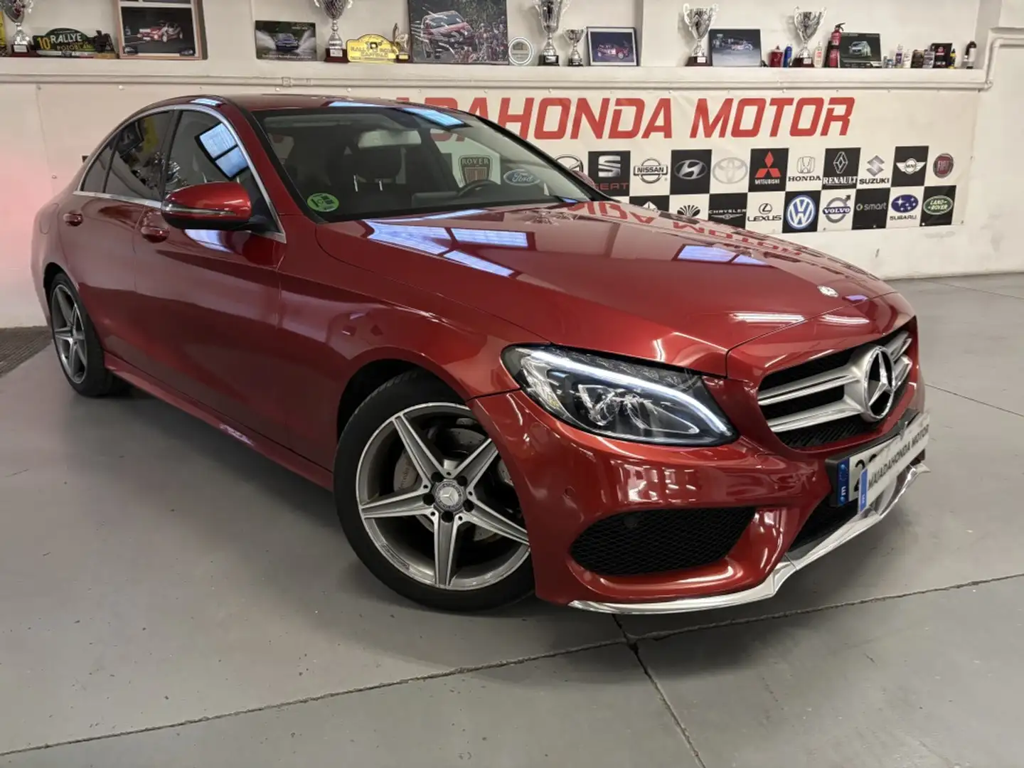 Mercedes-Benz C 220 220d 4Matic 7G Plus Burdeos - 2