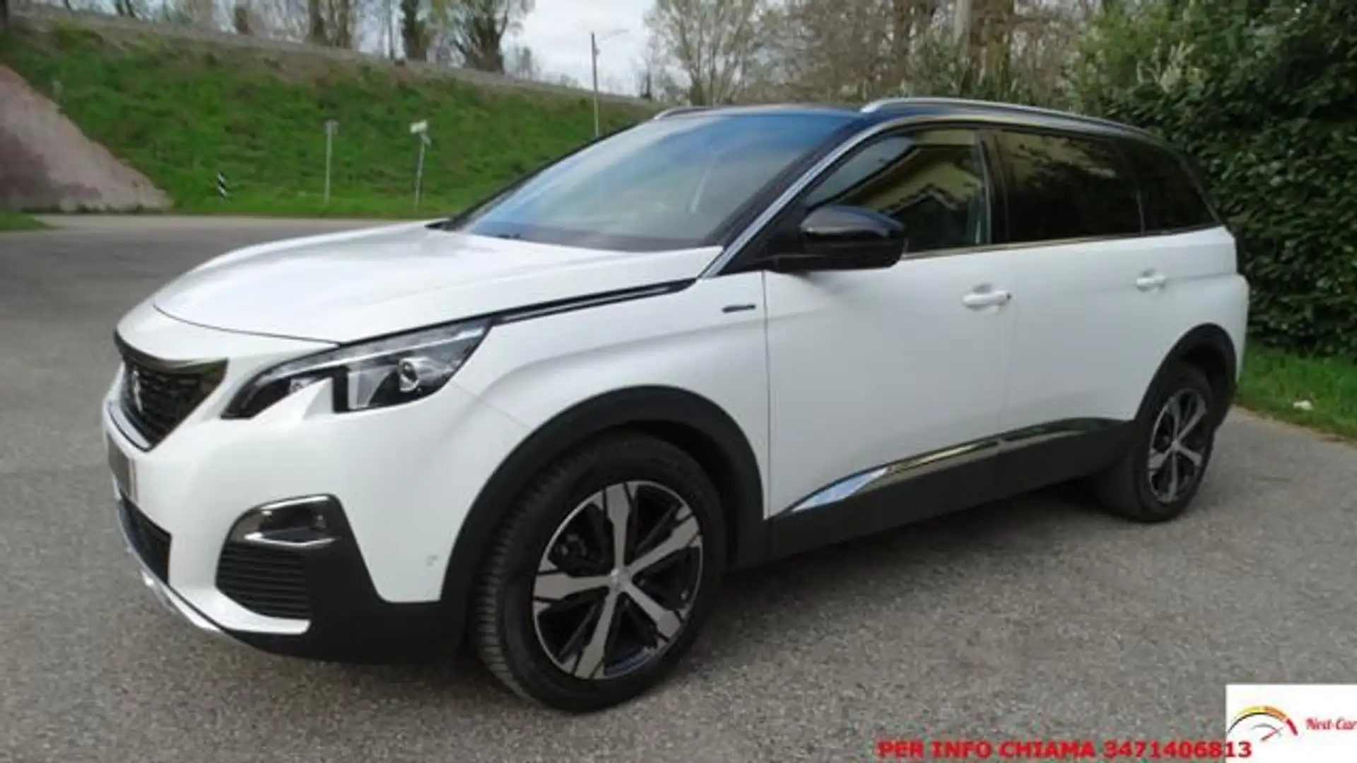 Peugeot 5008 PureTech Turbo 130 S&S EAT8 GT Line Cinghia OK Blanc - 1