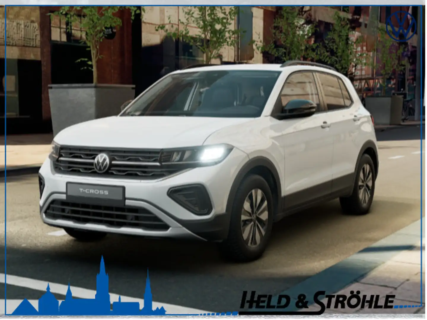 Volkswagen T-Cross GOAL 1.0 DSG AHK RFK Ganzjahresreifen Weiß - 1