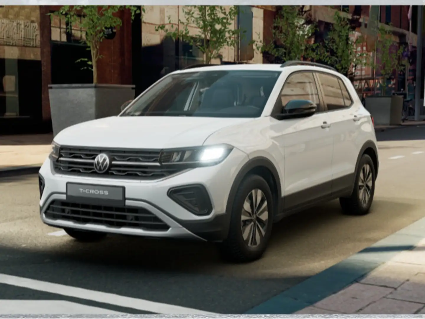 Volkswagen T-Cross GOAL 1.0 DSG AHK RFK Ganzjahresreifen Weiß - 2