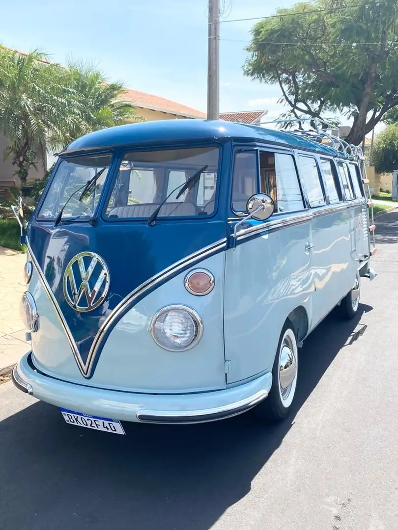 Volkswagen T1 VW Bus T1 Type 2 Camper Blauw - 2