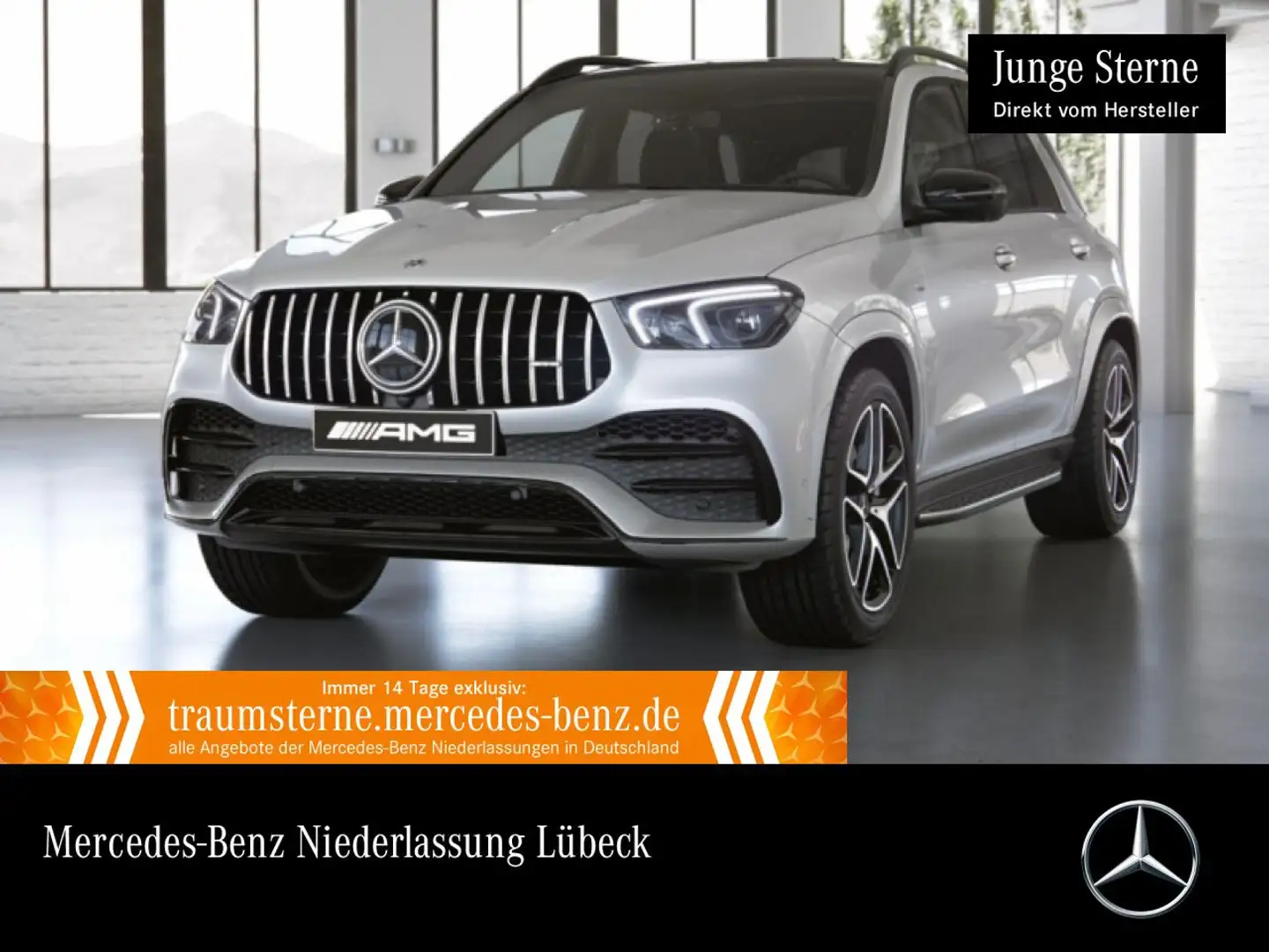 Mercedes-Benz GLE 53 AMG GLE 53 4M NIGHT+PANO+360+AHK+MULTIBEAM+FAHRASS+21" Weiß - 1