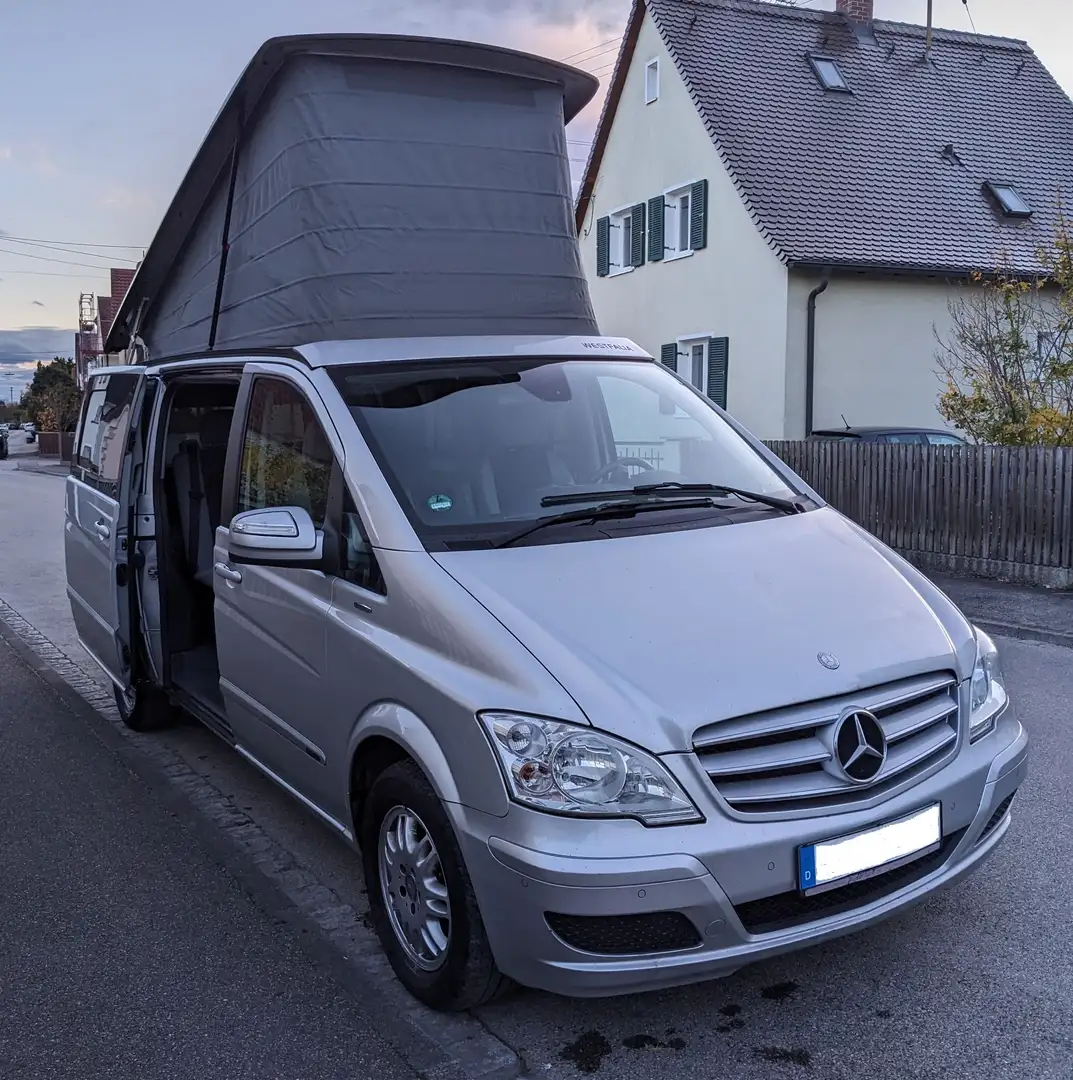 Mercedes-Benz Viano Marco Polo Standheizung/Küche/AHK/TÜV neu Srebrny - 1