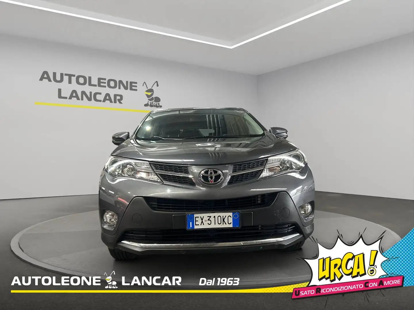 Toyota RAV 4 Rav4 2.0 d-4d 2wd 124cv 1 PROPRIETARIO + GANCIO TR Gris - 2