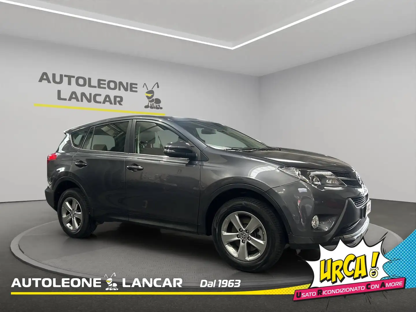 Toyota RAV 4 Rav4 2.0 d-4d 2wd 124cv 1 PROPRIETARIO + GANCIO TR Gris - 1