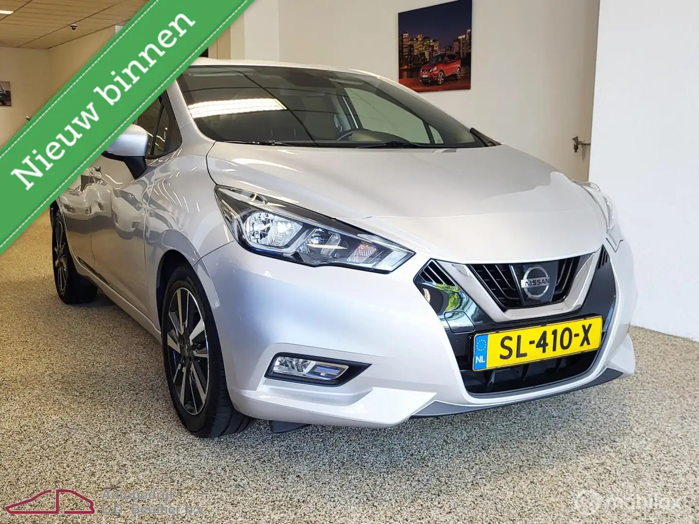Nissan Micra 0.9 IG-T N-Connecta *NL, 1e EIG, CLIMA, RIJKLAARPR Gris - 2