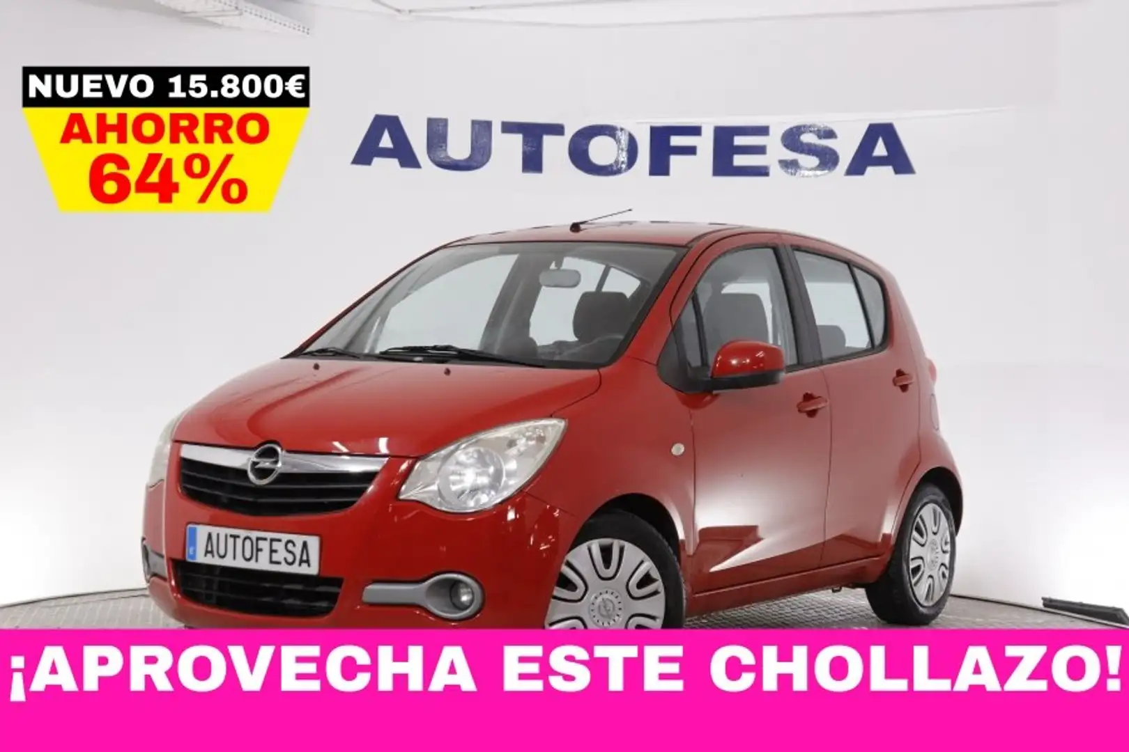 Opel Agila 1.0 ENJOY 68cv 5P Rojo - 1