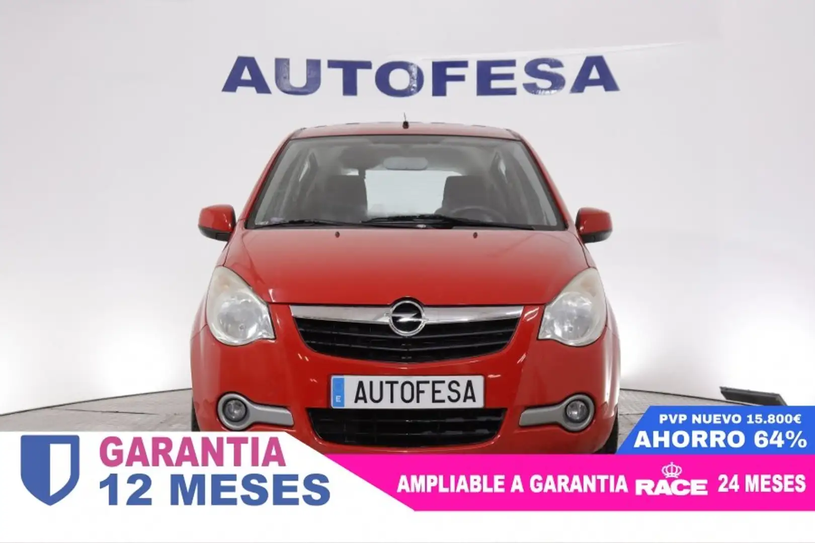 Opel Agila 1.0 ENJOY 68cv 5P Rojo - 2