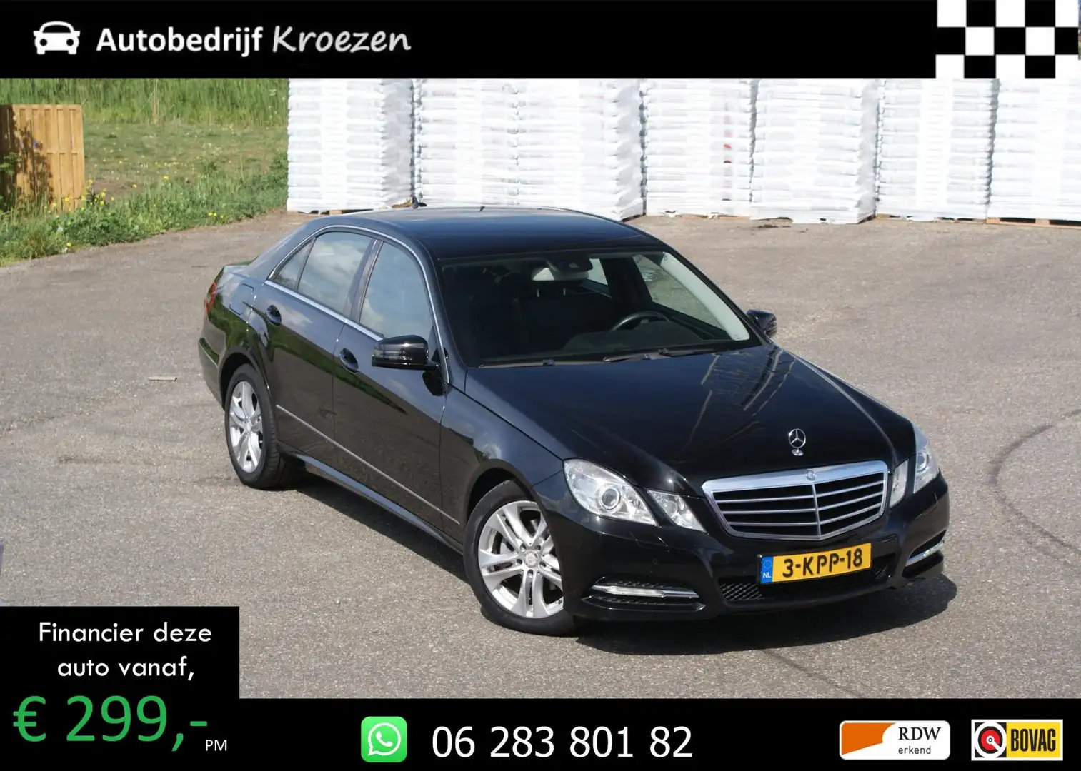 Mercedes-Benz E 200 CGI Business Class Avantgarde | Led | Navigatie | Negro - 1