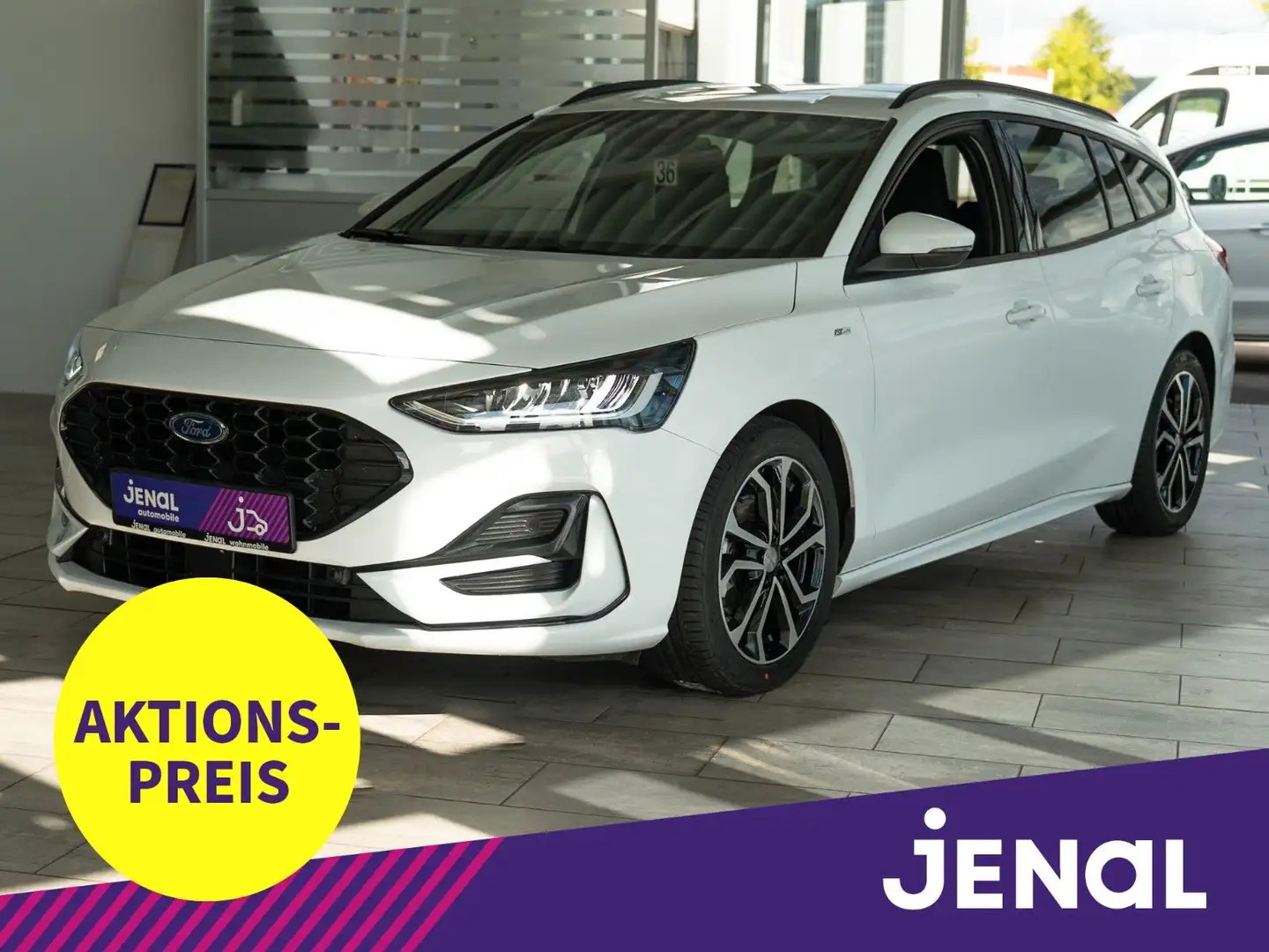 Ford Focus Turnier ST-Line AUTOM./WINTER-P./AHK Weiß - 1