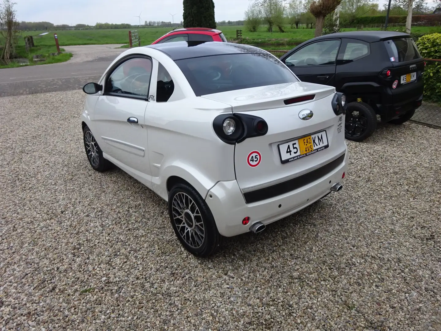 Microcar M.Go Brommobiel F8C DCI Airco, Achteruitrijcamera, Park Weiß - 2