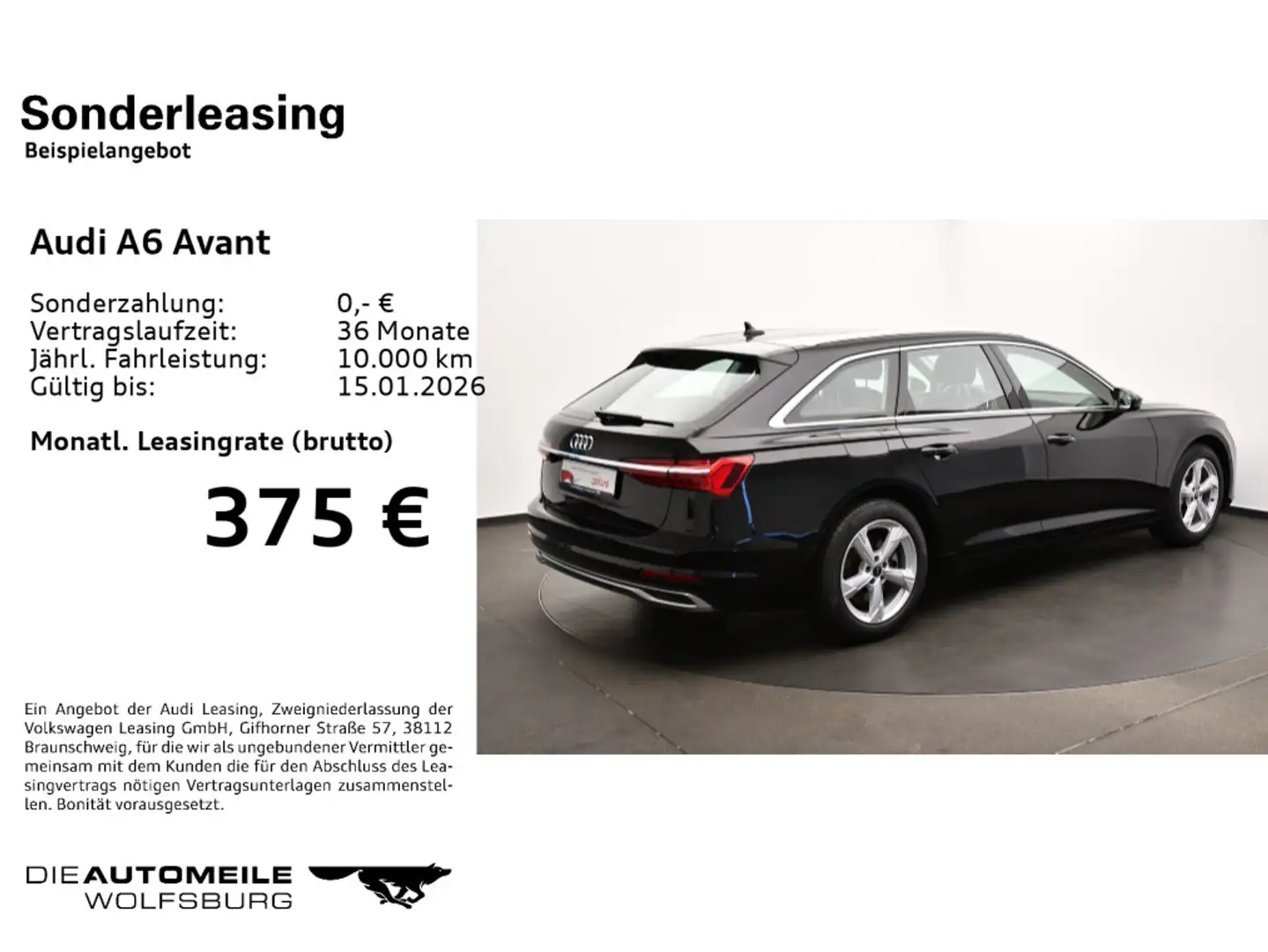 Audi A6 45 TFSI Stronic advanced AHK/Matrix/Bus Schwarz - 2