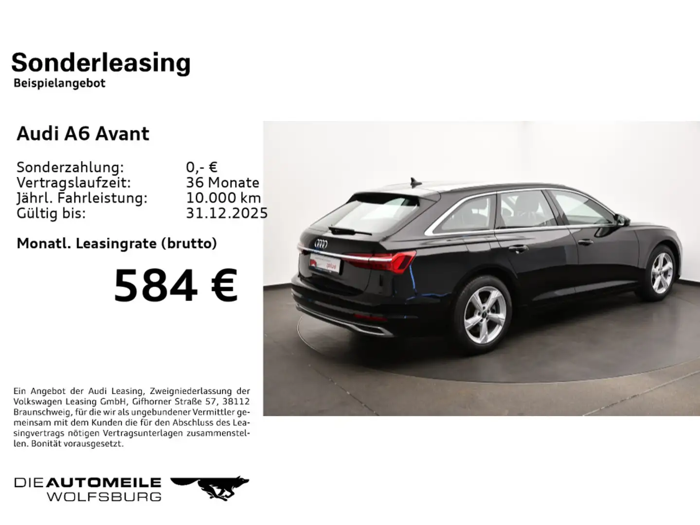 Audi A6 45 TFSI Stronic advanced AHK/Matrix/Bus Schwarz - 2