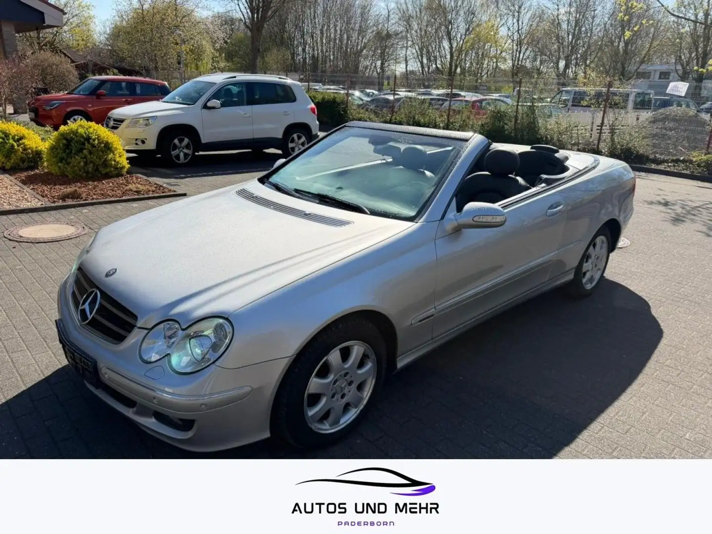 Mercedes-Benz CLK 240 CLK Cabrio CLK 240 (209.461) Klima Xenon Navi Plateado - 1