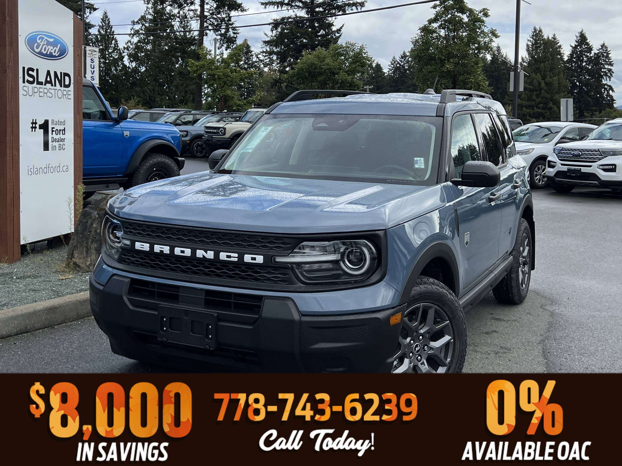 Gray 2026 Ford Bronco Sport SUV / Crossover All-Wheel Drive 8-Speed Automatic