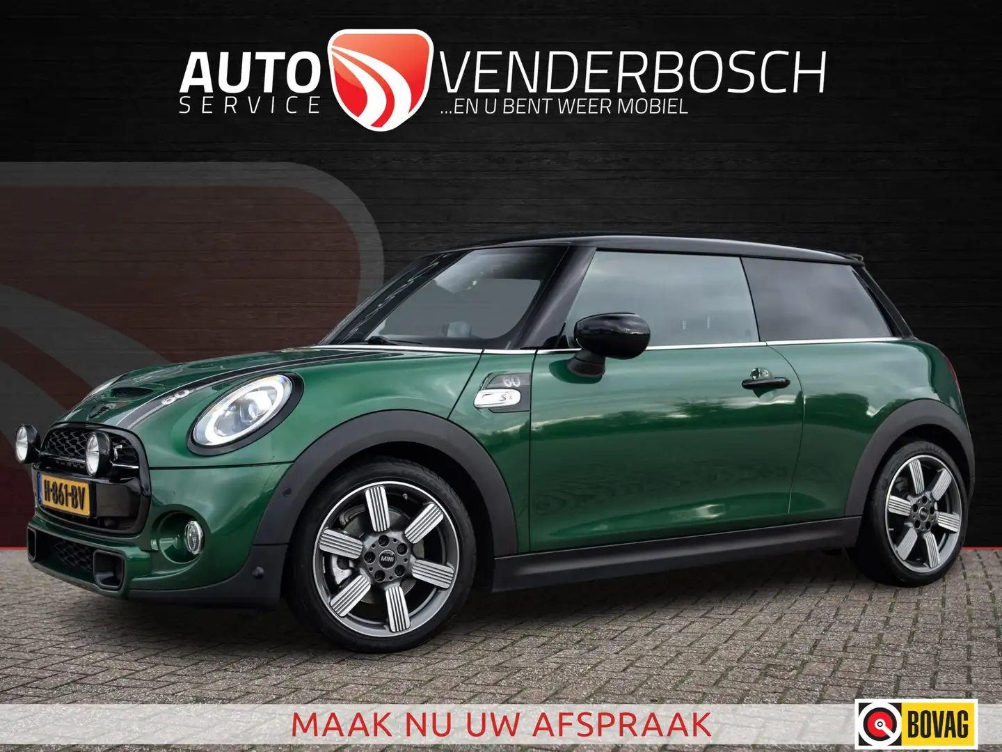 MINI Cooper S Mini 2.0 60 Years Edition 192pk | HUD | Leder | Ca Groen - 1