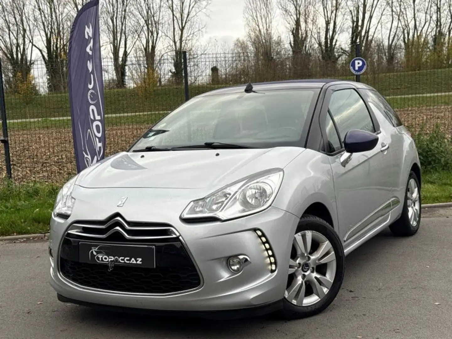 Citroen DS3 CABRIO 1.6 HDI 90CH AIRDREAM SO CHIC BMP6 * AUTOMATIQUE * 145.000KM Gri - 1