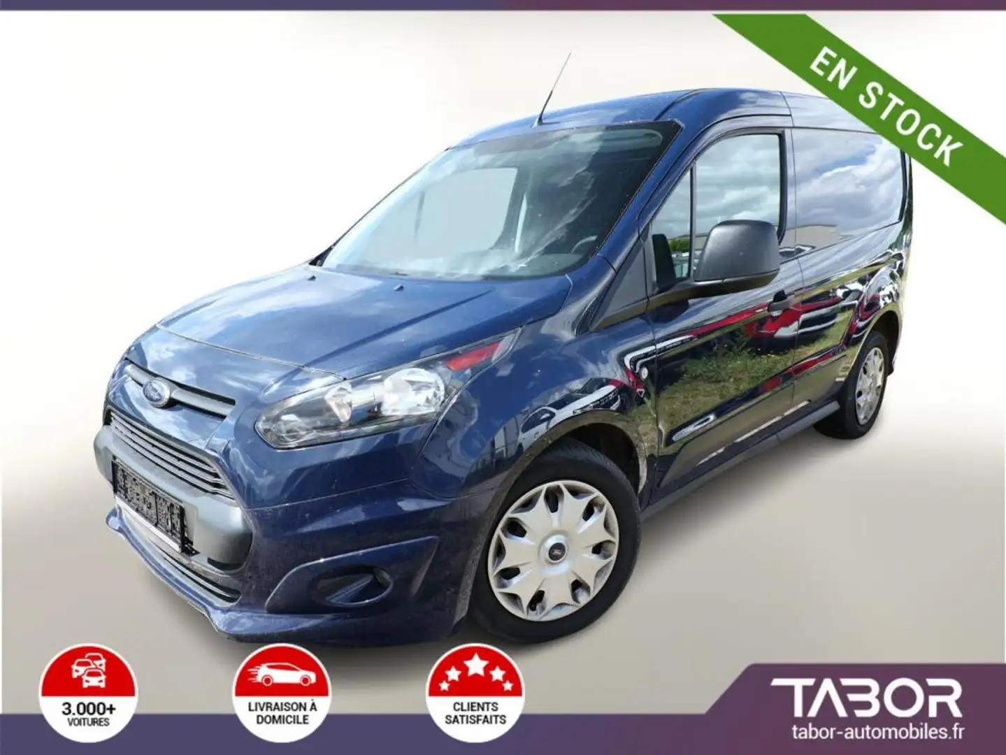 Ford Transit Connect 1.0 EB 100 Trend L1 Bleu - 1