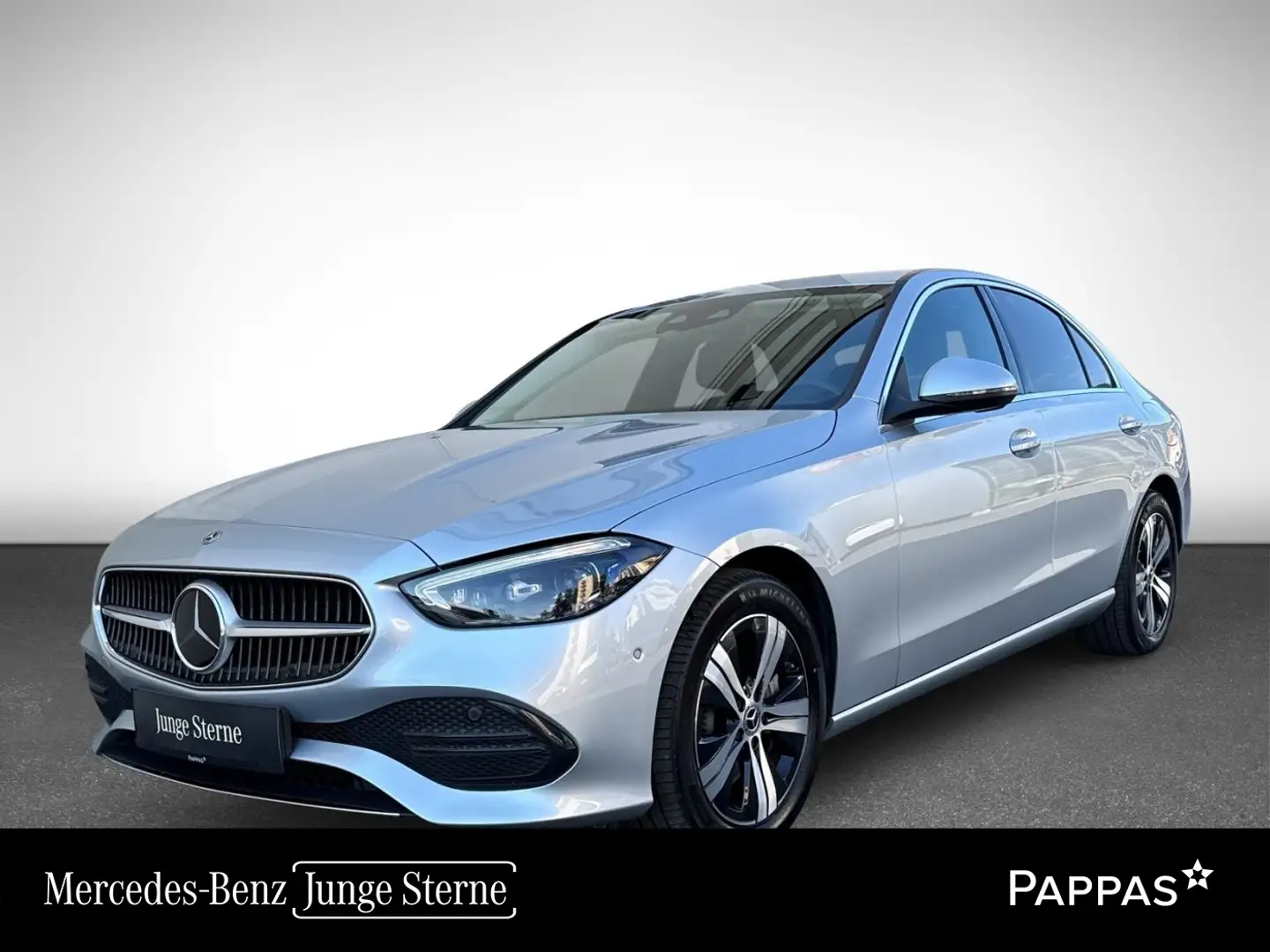Mercedes-Benz C 300 de 4MATIC Distr Navi PTS SHZ Keyl AHK LED Silber - 1