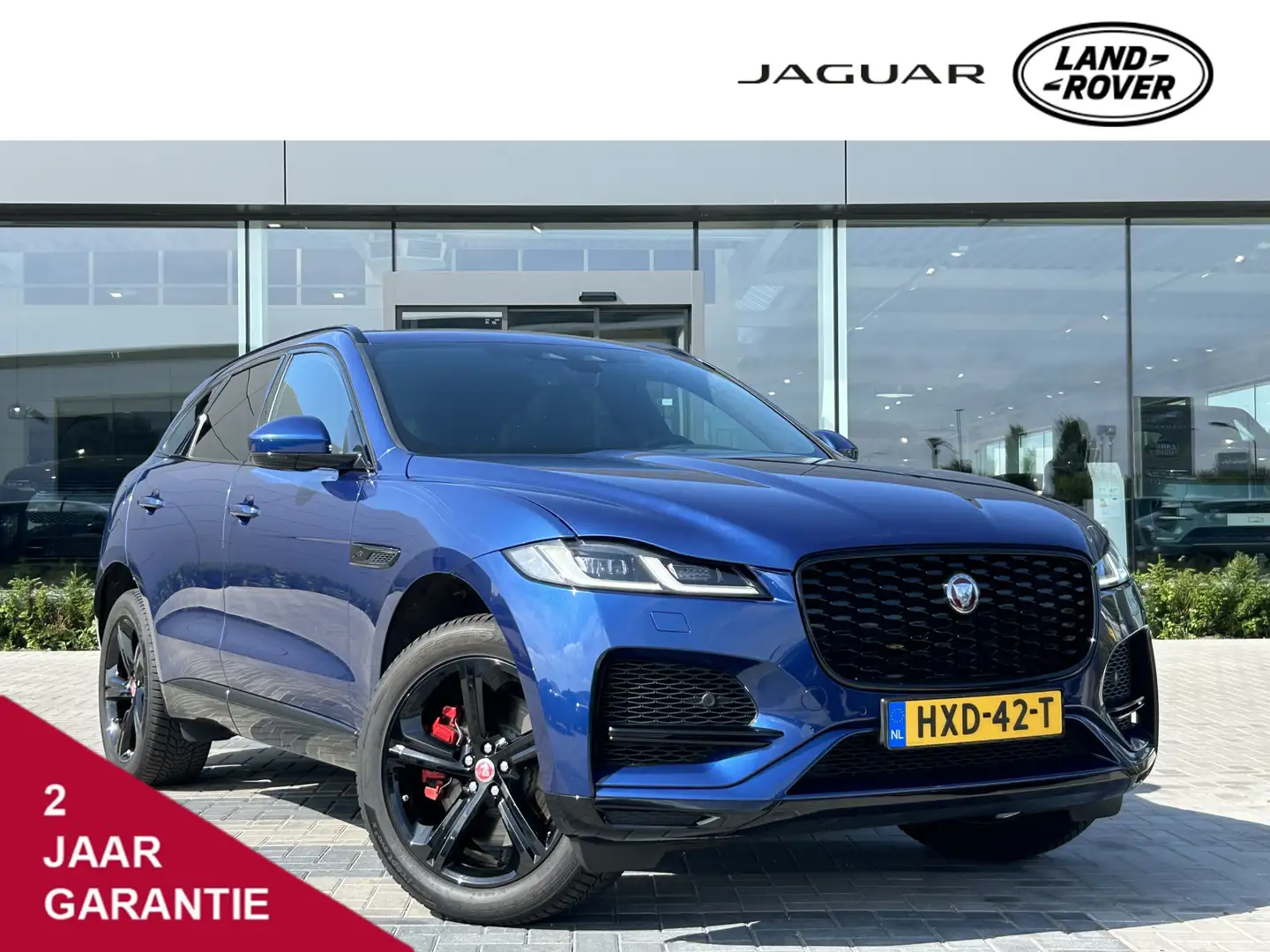 Jaguar F-Pace P400e 404pk AWD PHEV S | Geklimatiseerde stoelen | Blauw - 1