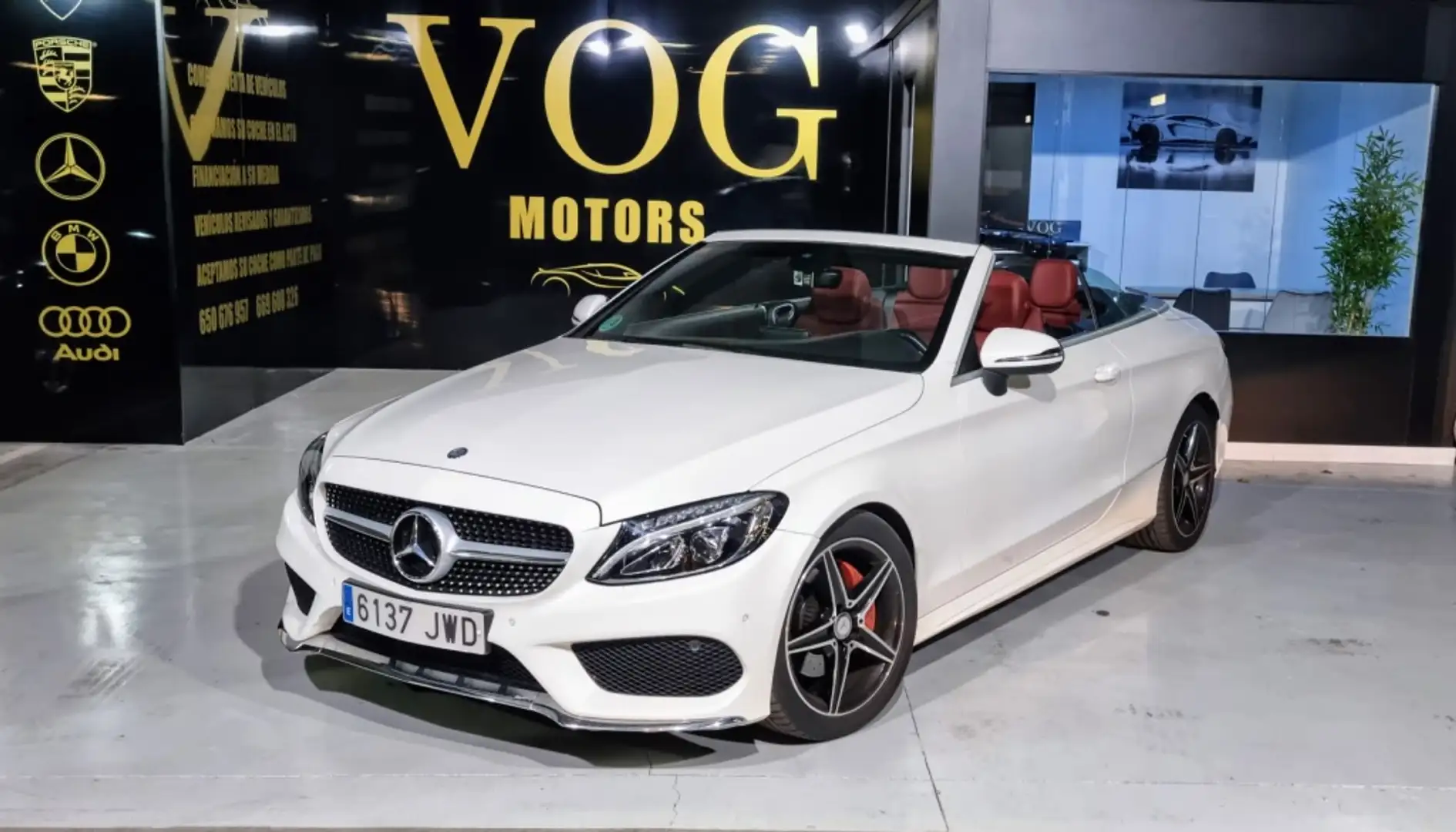 Mercedes-Benz C 220 Cabrio 220d 9G-Tronic Blanco - 1