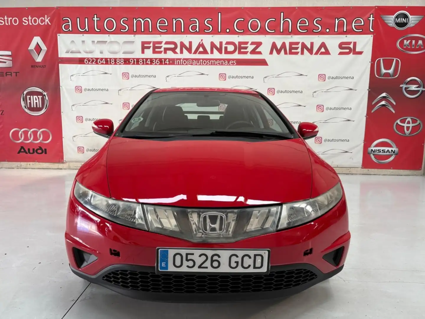 Honda Civic 1.4 i-DSI Comfort Rojo - 2