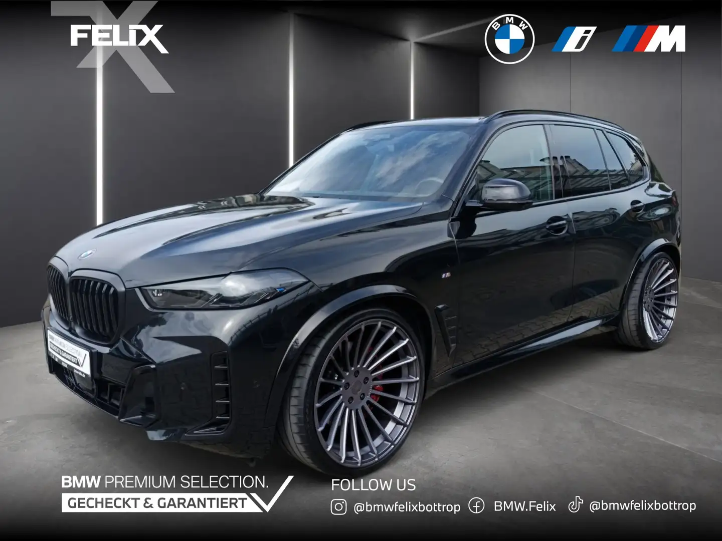 BMW X5 xDrive40d LCI+M SPORTPAKET PRO+PANORAMA+23"ALU+ Schwarz - 1