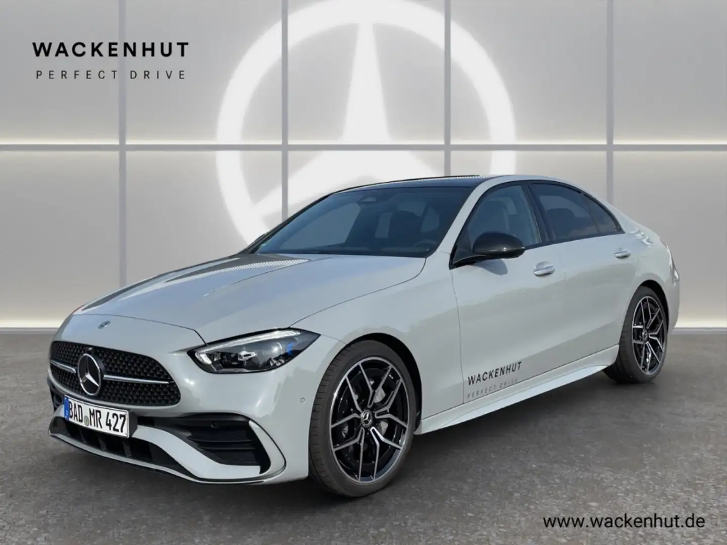 Mercedes-Benz C 300 d 4M EDITION AMG NIGHT DISTR PANO 360°BURM Szürke - 1